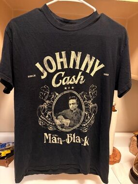 Original Man In Black Johnny Cash T